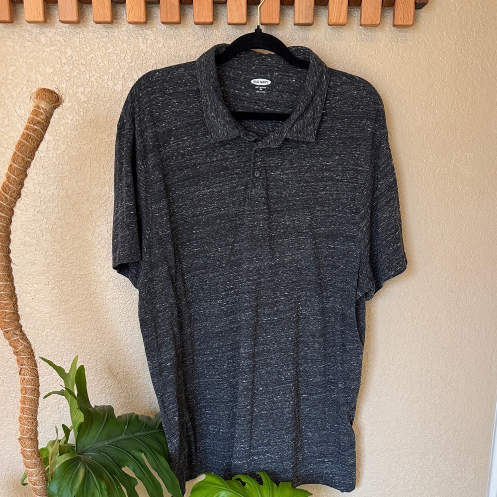 Old Navy Dark Gray Polo Shirt